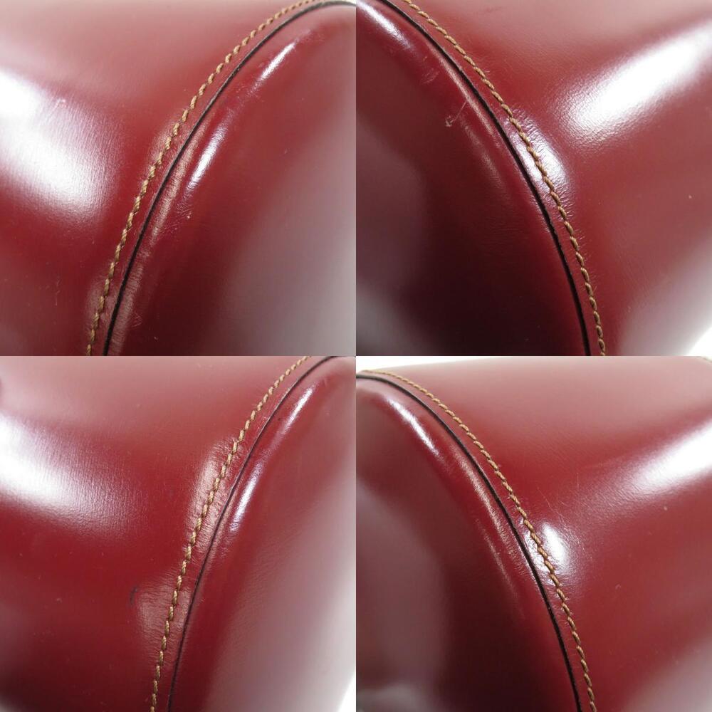 Loewe leather shoulder bag curved barrel slender strap Red - Picture 10 of 11